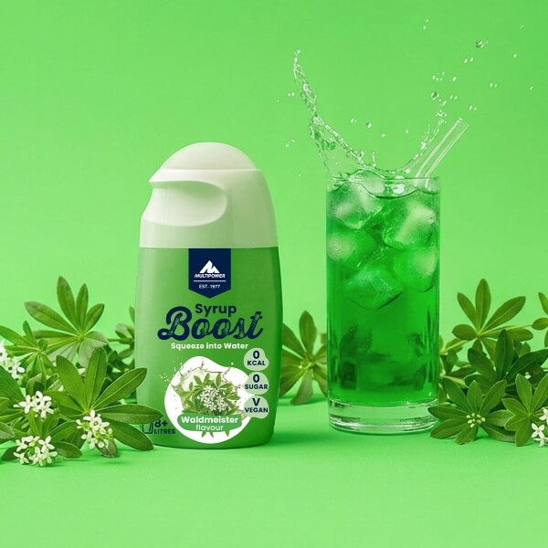 Multipower Getränke Sirup Boost Waldmeister ohne Zucker - 65ml