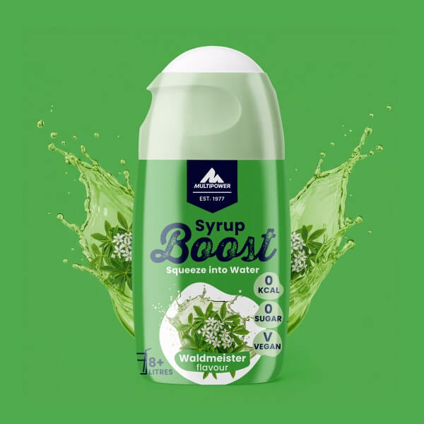 Multipower Getränke Sirup Boost Waldmeister ohne Zucker - 65ml