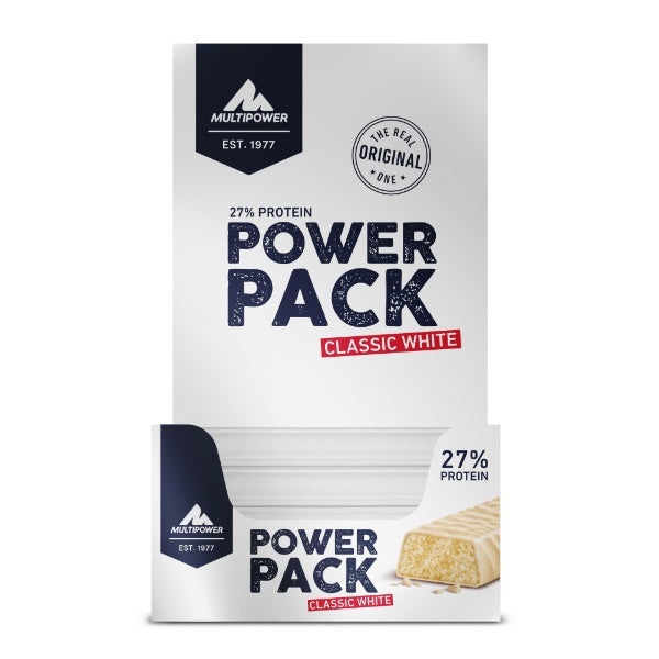 Multipower Power Pack Classic White Bananenaroma Proteinriegel - 35g