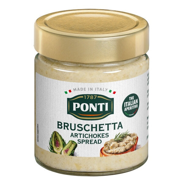 Ponti Bruschetta Artischocken Aufstrich im 130g Glas