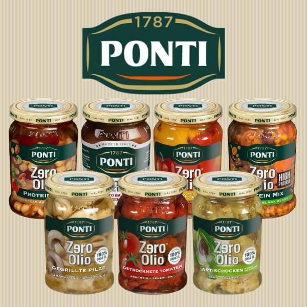 Ponti Zero Olio Protein Salat Eingelegtes Gemüse Linsen - 300g