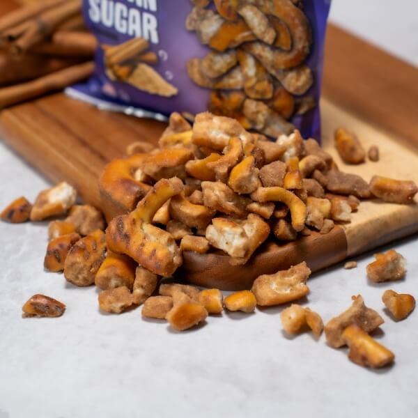 Pretzel Pete Pieces Cinnamon Brown Sugar Brezeln - 160g