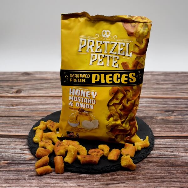 Pretzel Pete Pieces Honey Mustard Onion Brezeln - 160g