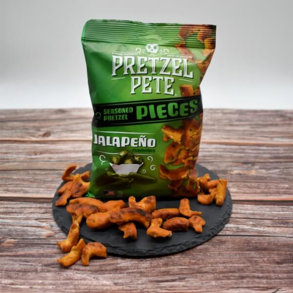 Pretzel Pete Pieces Jalapeño Brezeln - 160g (SONDERPREIS MHD 02.10.2026)