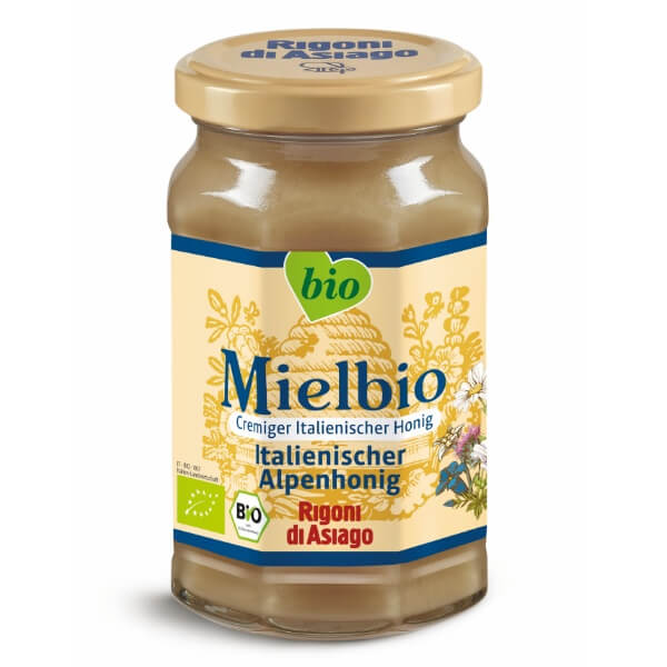 Rigoni di Asiago Mielbio Bio Alpenhonig im 300g Glas