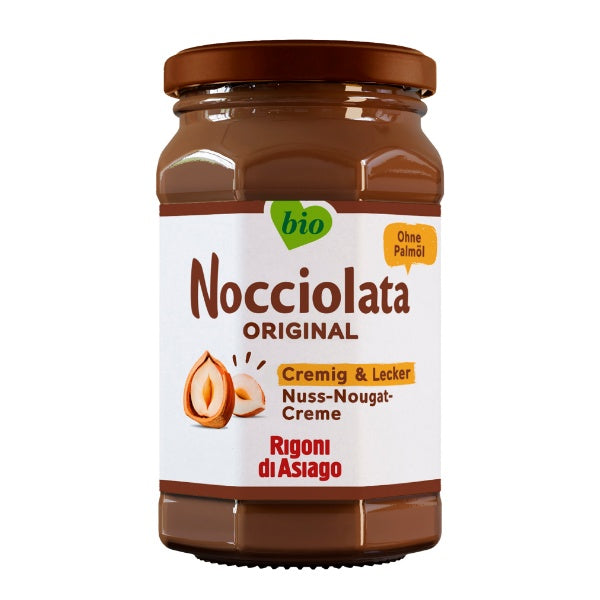 Rigoni di Asiago Nocciolata Bio Nuss Nougat Creme im 250g Glas
