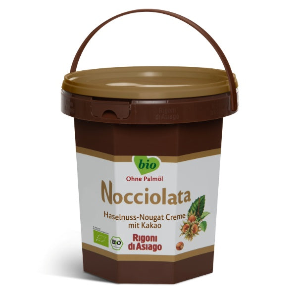 Rigoni di Asiago Nocciolata Bio Nuss Nougat Creme im 2,5kg Eimer