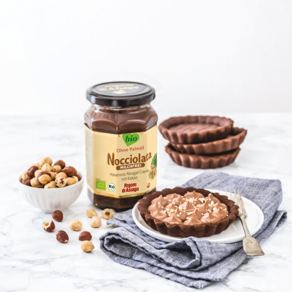 Rigoni di Asiago Nocciolata Dark Bio Milchfreie Schoko Creme - 650g