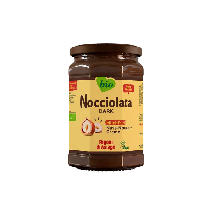 Rigoni di Asiago Nocciolata Dark Bio Milchfreie Schoko Creme - 250g