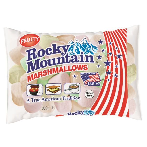 Rocky Mountain Marshmallows Fruity in der 300g Verpackung