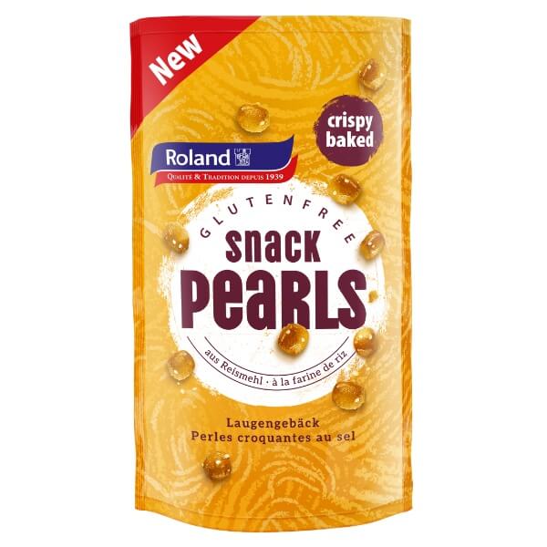 Roland Snack Pearls Glutenfreie Laugengebäck Perlen - 90g