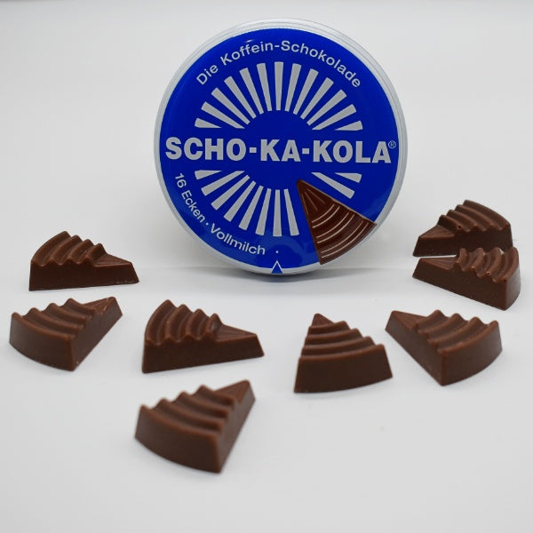 SCHO-KA-KOLA Vollmilch Koffein Schokolade 10er Pack - 10 x 100g