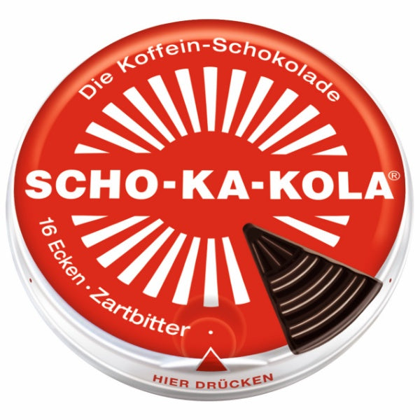 Scho-Ka-Kola Zartbitter Koffein Schokolade 10er Pack - 10 x 100g