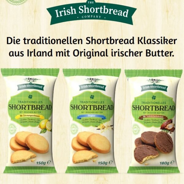 Shortbread Schoko Butterkeks von The Irish Shortbread Company - 180g