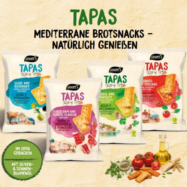 Snatt's Tapas Brotchips Olive and Rosemary - 110g