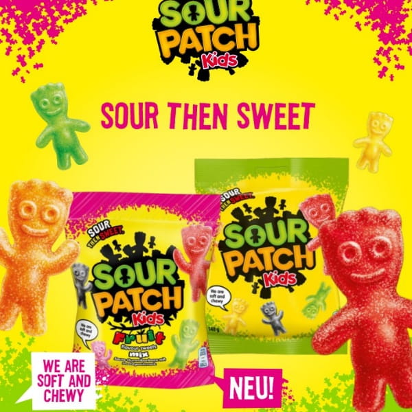 Sour Patch Kids Saure Frucht Gummibonbons - 140g
