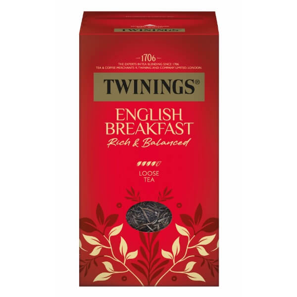 Twinings of London loser English Breakfast Schwarztee in der 200g Verpackung