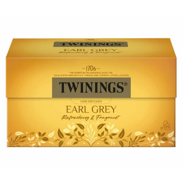 Twinings of London Schwarztee Earl Grey 25x2g Teebeutel