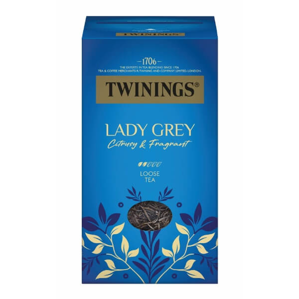 Twinings of London loser Schwarztee Zitrus Bergamotte Lady Grey in der 200g Verpackung