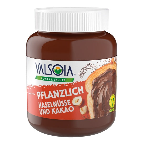 Valsoia La Crema Original Nuss Nougat Creme im 400g Glas