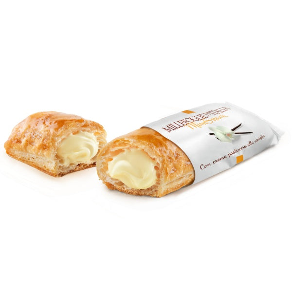 Vicenzi Millefoglie Blätterteiggebäck gefüllt mit Milchcreme - 125g (SONDERPREIS MHD 30.09.2026)