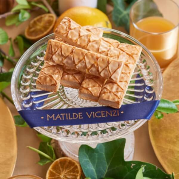 Vicenzi Zucker Aprikose Blätterteig Stange Millefoglie Glassate - 125g