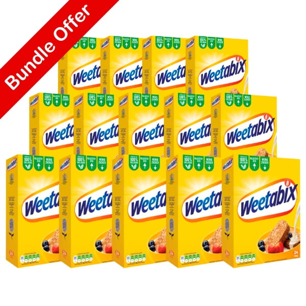 Weetabix Müsli Original Vollkorn Cerealien Vorteilspack mit 14 Packungen je 430g