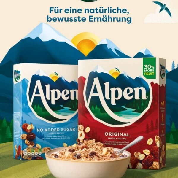 Weetabix Schweizer Alpen Müsli ohne Zucker - 560g