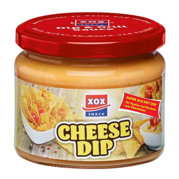 XOX Dip Cheese Käse Dip im 290ml Glas