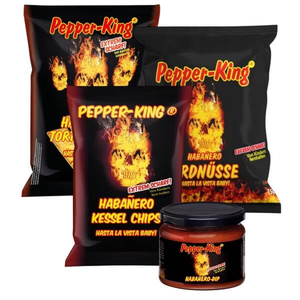 XOX Pepper-King Habañero Kessel Chips - 125g