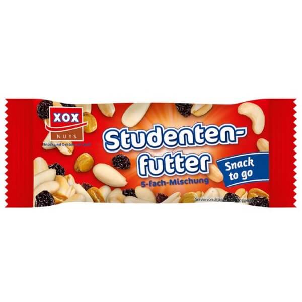 XOX Studentenfutter in der 50g Packung